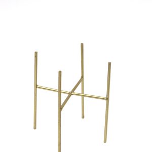 Suporte de metal dourado